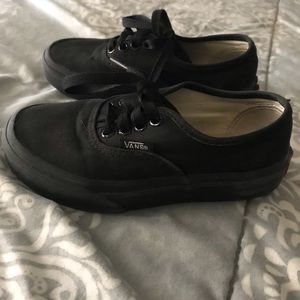 Black Vans 12.0 Child size